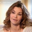 La comédienne Ingrid Chauvin, en interview pour l'émission  50 Minutes Inside  sur TF1, le samedi 14 mars 2015.