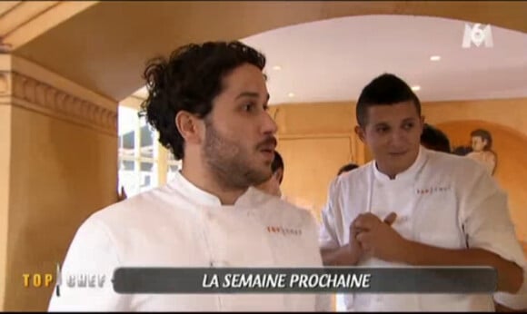 Florian et Adel dans Top Chef 2015 sur M6, le lundi 16 mars 2015.