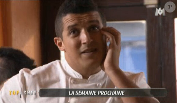 Adel dans Top Chef 2015 sur M6, le lundi 16 mars 2015.