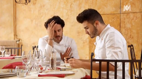 Florian et Kevin dans Top Chef 2015 sur M6, le lundi 16 mars 2015.