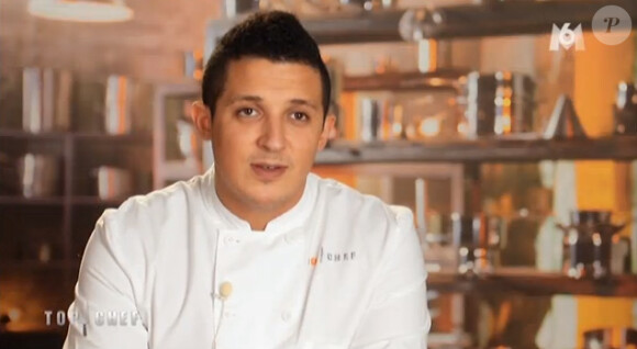 Adel dans Top Chef 2015 sur M6, le lundi 16 mars 2015.