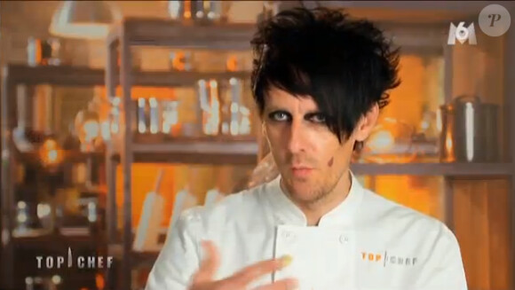 Olivier dans Top Chef 2015 sur M6, le lundi 16 mars 2015.