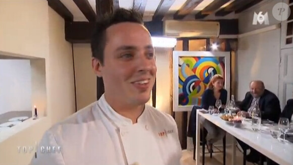 Christophe dans Top Chef 2015 sur M6, le lundi 16 mars 2015.