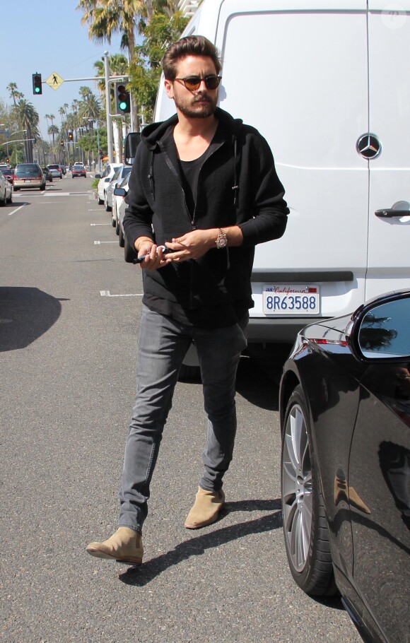 Scott Disick à Beverly Hills, le 9 mars 2015.