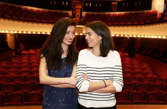 Exclusif - Anouchka Delon et Baya Rehaz - Rendez-vous au théâtre de la Michodière à Paris, le 11 mars 2015 pour la pièce "Hibernatus".