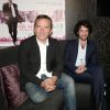 Pascal Chaumeil et Romain Duris lors de la présentation du film L'Arnacoeur à Londres le 28 juin 2010