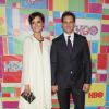 Jaimie Alexander et son compagnon Peter Facinelli lors de la "HBO Emmy After party" à Los Angeles, le 25 août 2014