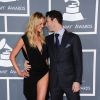 Adam Levine et Anne V aux 54e Grammy Awards. Los Angeles, février 2012.