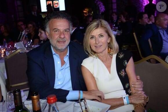 Jean Madar (Directeur général au sein de Inter Parfums) et sa femme Catherine - Soirée de gala "Sauveteurs sans frontières" à l'Hôtel du Collectionneur, à Paris, le 23 mars 2015.