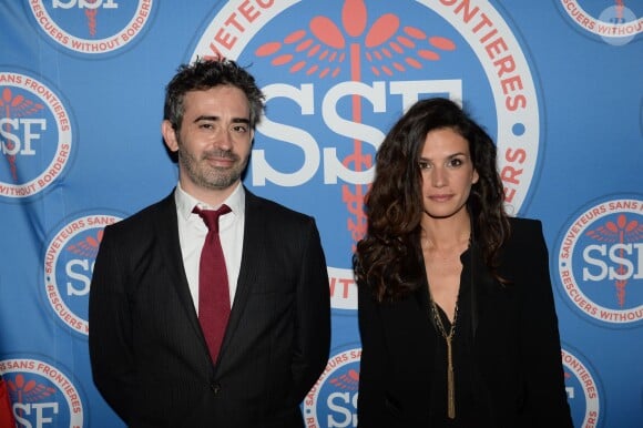 Sébastien Fechner et Barbara Cabrita - Soirée de gala "Sauveteurs sans frontières" à l'Hôtel du Collectionneur, à Paris, le 23 mars 2015.