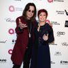 Ozzy Osbourne et sa femme Sharon Osbourne - Soirée "Elton John AIDS Foundation Oscar Party" 2015 à West Hollywood, le 22 février 2015