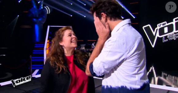 Mika face à Mariana dans The Voice 4, le 28 mars 2015.