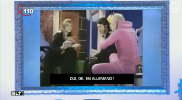 Carla Bruni-Sarkozy, Antoine de Caunes et Jean-Paul Gaultier dans Eurotrash sur Channel 4 en 1996.