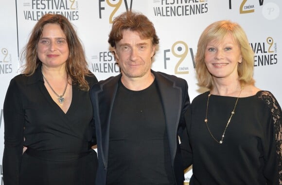Carole Franck, Thierry Frémont et Elisa Servier - Photocall de la cérémonie de clôture du 5ème Festival2cinéma de Valenciennes, le 28 mars 2015