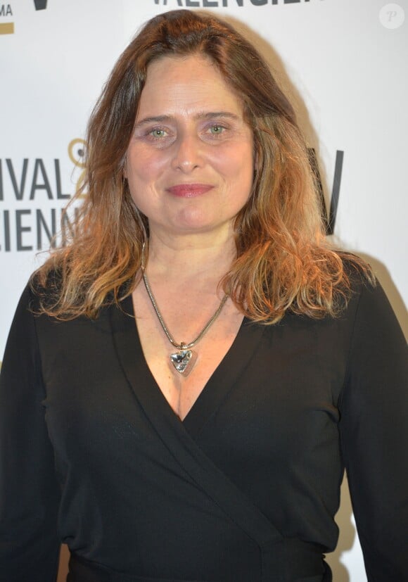 Carole Franck - Photocall de la cérémonie de clôture du 5ème Festival2cinéma de Valenciennes, le 28 mars 2015