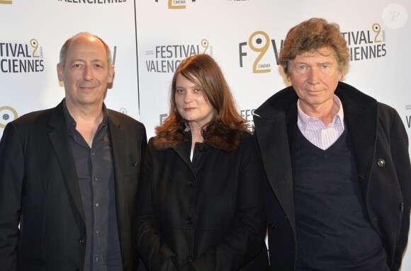 Sam Kerman, Sophie Fillières et Etienne Chatillez - Photocall de la cérémonie de clôture du 5ème Festival2cinéma de Valenciennes, le 28 mars 2015