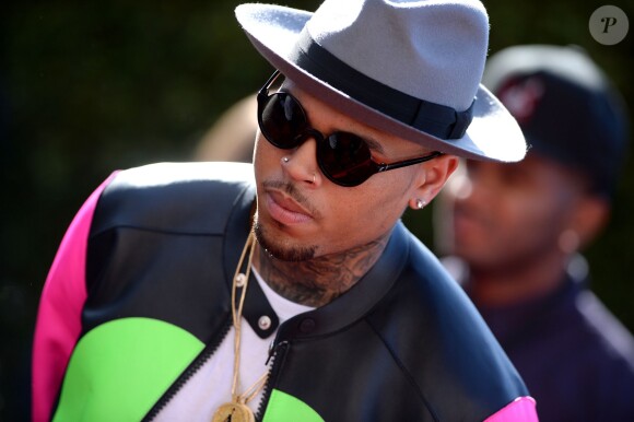 Chris Brown assiste aux iHeartRadio Music Awards 2015 au Shrine Auditorium. Los Angeles, le 29 mars 2015.