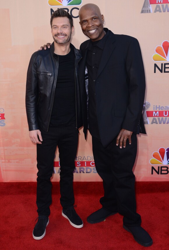 Ryan Seacrest et Big Boy assistent aux iHeartRadio Music Awards 2015 au Shrine Auditorium. Los Angeles, le 29 mars 2015.