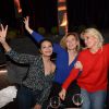 Exclusif - Saïda Jawad, Valérie Trierweiler et Sophie Albou, créatrice de la marque Paul & Joe à la soirée Ladies du jeudi à l'Arc à Paris, le 19 mars 2015.