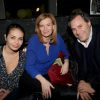 Exclusif - Saïda Jawad, Valérie Trierweiler et le maître des lieux Benjamin Patou à la soirée Ladies du jeudi à l'Arc à Paris, le 19 mars 2015.