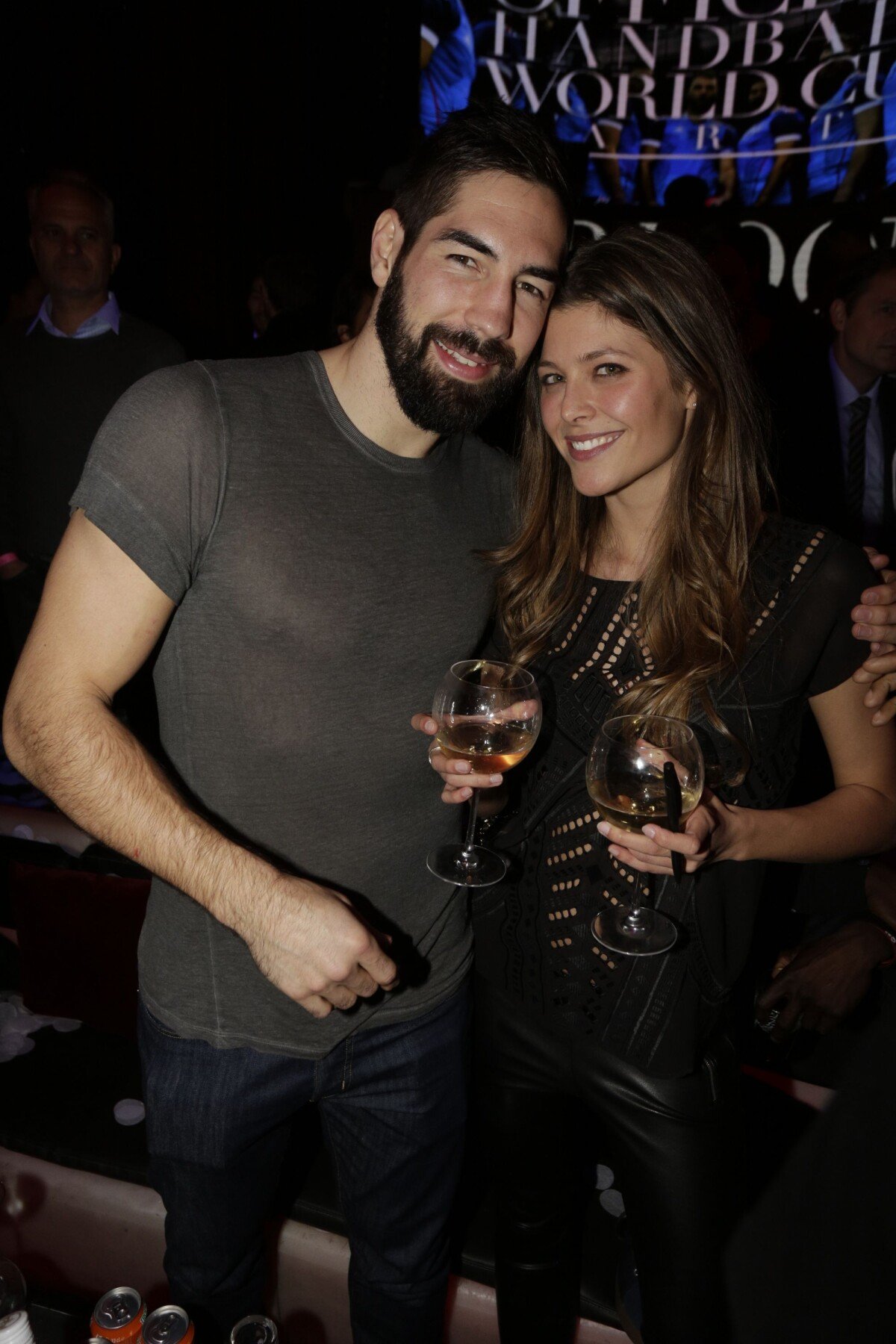 Photo Nikola Karabatic Et Sa Compagne G Raldine Pillet Au Vip Room De Paris Le F Vrier