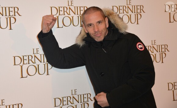 Medi Sadoun lors de l'avant-première du film "Le dernier Loup" à l'UGC Normandie sur les Champs-Elysées à Paris, le 16 février 2015
