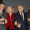 Patrice Leconte, Brigitte Fossey, Alain Terzian, Robert Guediguian - Cérémonie du 10e prix Henri Langlois à la maison de l'UNESCO à Paris le 30 mars 2015.