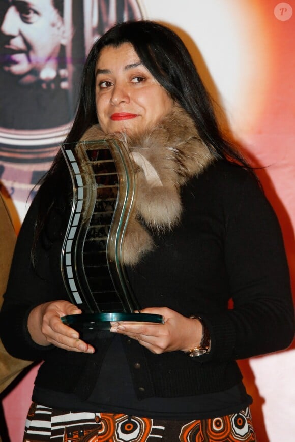 Marjane Satrapi - Cérémonie du 10e prix Henri Langlois à la maison de l'UNESCO à Paris le 30 mars 2015.
