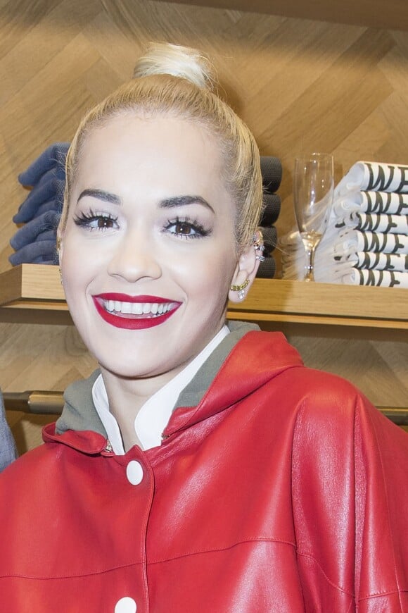 Rita Ora à l'Inauguration de la boutique Tommy Hilfiger Bd des Capucines à Paris le 31 mars 2015.