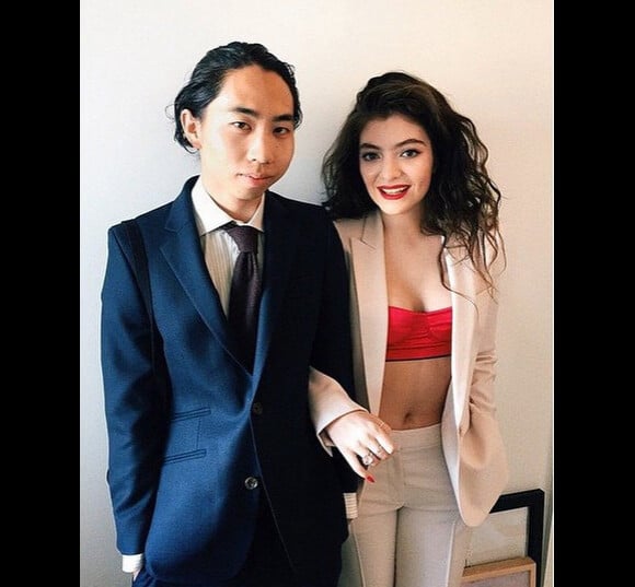 James Lowe et Lorde sur Instagram, le 20 novembre 2014