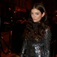  Exclusif - No Web No Blog - La chanteuse Lorde - Arriv&eacute;es et sorties de l'aftershow Christian Dior lors de l'inauguration de la discoth&egrave;que Les Bains Douches &agrave; Paris, le 6 mars 2015. 