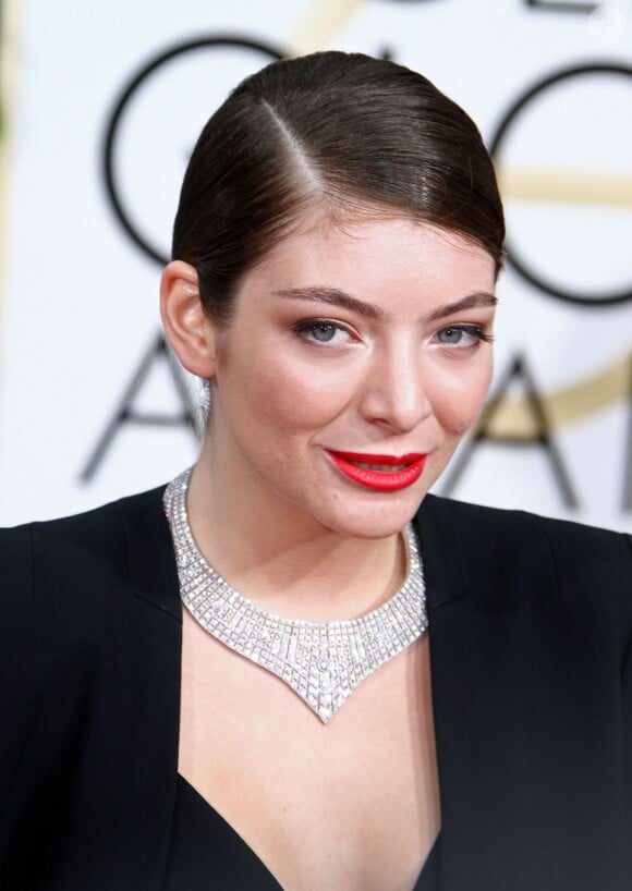 Lorde - La 72ème cérémonie annuelle des Golden Globe Awards à Beverly Hills, le 11 janvier 2015. 