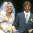  Mariage de David Hallyday et Estelle Lefébure le 15 septembre 1989. 