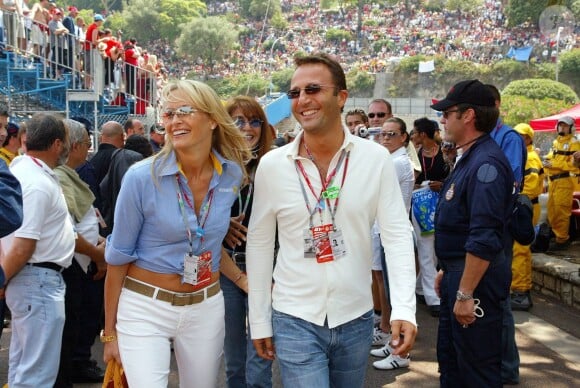 Arthur et Estelle Lefébure au Grand Prix de Monaco, le 1er juin 2003.