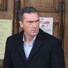 Hubert Arthaud (frère de Florence Arthaud) - Obsèques de la navigatrice Florence Arthaud en l'église Saint-Séverin à Paris, le 30 mars 2015. Florence Arthaud est décédée lors du crash d'hélicoptères en Argentine le 9 mars dernier pendant le tournage du jeu de TF1 "Dropped".