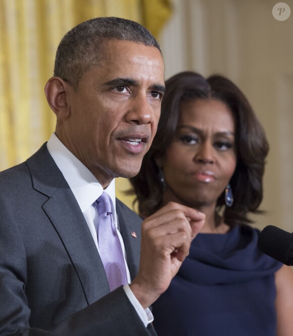 Barack Obama et Michelle à Washington le 3 mars 2015