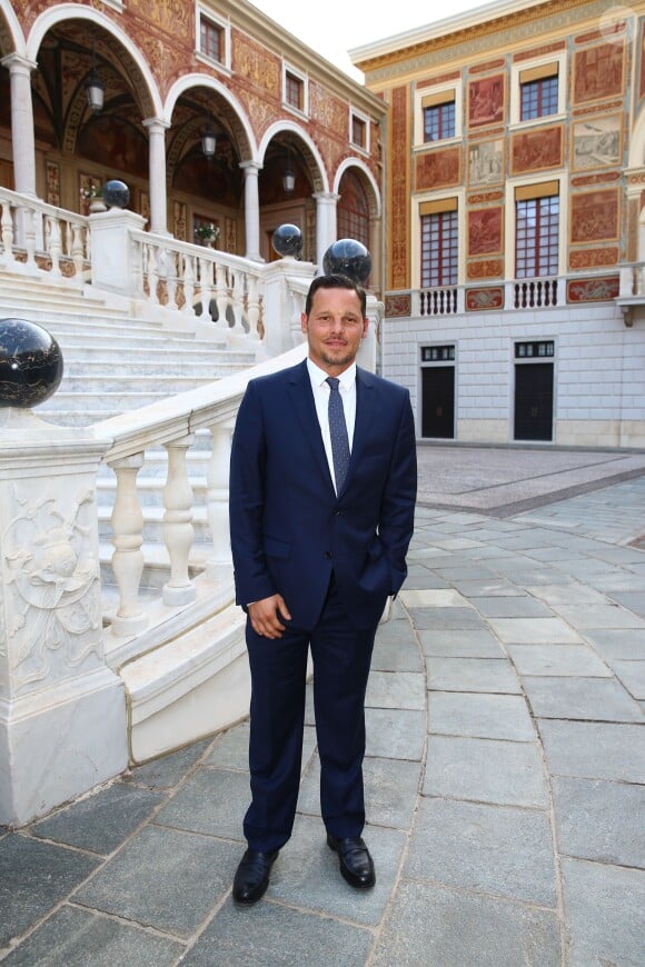 Justin Chambers (Grey's Anatomy) - Cocktail dans la cour d'honneur du palais princier lors du 54ème festival de la Télévision de Monte-Carlo. Le 10 juin 2014 