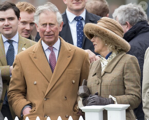Le prince Charles et la duchesse Camilla à Ascot le 29 mars 2015.