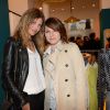 Isabelle Funaro et Emilie Dequenne lors de l'inauguration du nouveau design éphémère de la boutique Comptoir des cotonniers de Saint-Sulpice à Paris, le 9 avril 2015