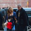 Beyoncé Knowles et son mari Jay-Z sont allés au défilé de mode de Kanye West à New York. Le 12 février 2015 