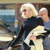La chanteuse Gwen Stefani se rend dans un cabinet d'acupuncture à Los Angeles. Le 8 avril 2015 