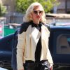 Gwen Stefani se rend dans un cabinet d'acupuncture à Los Angeles. Le 8 avril 2015