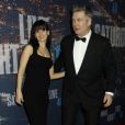  Alec Baldwin et sa femme Hilaria Thomas enceinte - Gala d'anniversaire des 40 ans de Saturday Night Live (SNL) &agrave; New York, le 15 f&eacute;vrier 2015.  