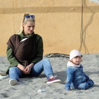 Michelle Hunziker et ses fillettes : À la mer ou au parc, câlins à gogo