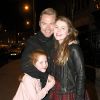 Please hide the children's face prior to the publication - Exclusive - Singer Ronan Keating and his three children with his girlfriend Storm Uechtritz having a meal at Shanahan's restaurant in Dublin, Ireland on February 22, 2014. Photo by XPosure/ABACAPRESS.COM24/02/2014 - Dublin