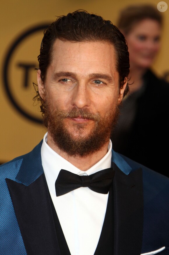 Matthew McConaughey - 21e cérémonie annuelle des "Screen Actors Guild Awards" à l'auditorium "The Shrine" à Los Angeles, le 25 janvier 2015.