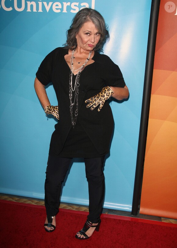 Roseanne Barr - Conférence de presse "NBC Universal Summer" à Pasadena, le 8 avril 2014.