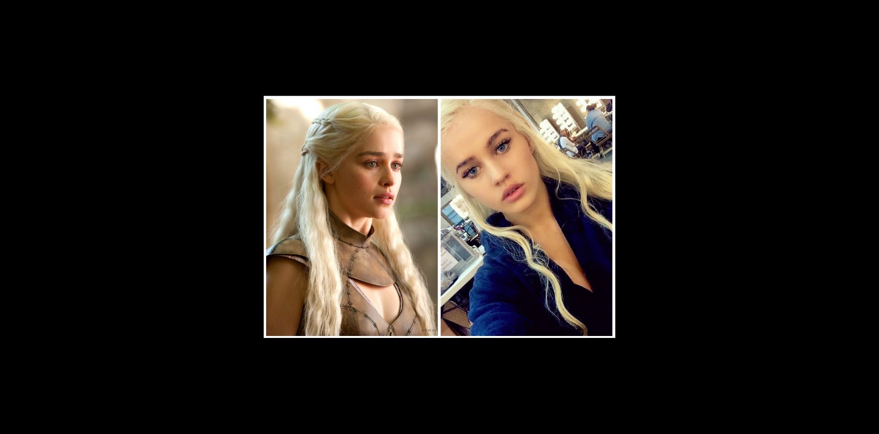 Actrice Qui Joue Dans La Doublure Emilia Clarke (Game of Thrones) : Sa doublure sexy est son parfait sosie !  - Purepeople