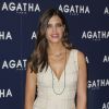 La journaliste Sara Carbonero, compagne de Iker Casillas, devient la nouvelle image de la marque de bijouterie Agatha à Madrid, le 22 avril 2015.
