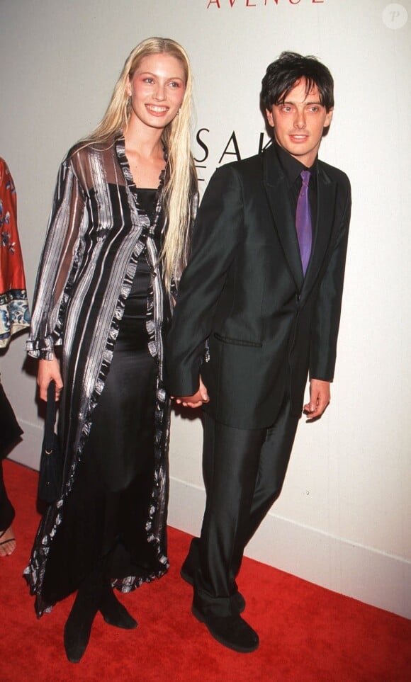 Donovan Leitch et son ex-femme à New York en septembre 1998. 